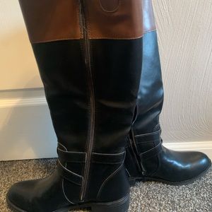 Black and Brown High Boots! Arizona- brand new did not need them!